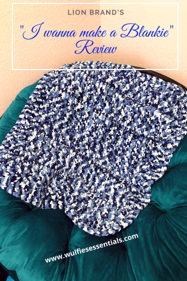 Lion Brand'sI wanna make a blankie review